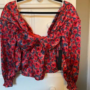 House of Harlow Burna Blouse in SMALL